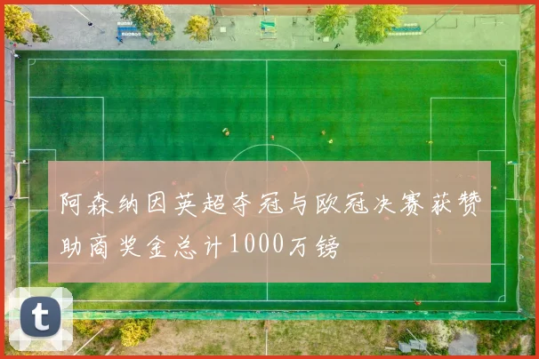 阿森纳因英超夺冠与欧冠决赛获赞助商奖金总计1000万镑